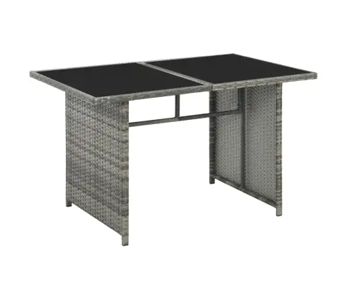 10-Osaline Aiamööblikomplekt Patjadega, Polürotang, Hall