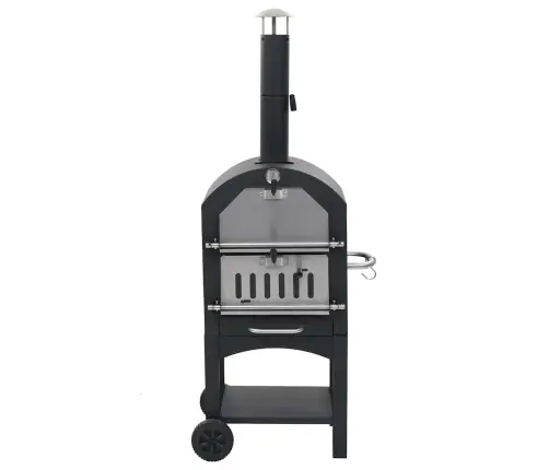 Dārza Picu Krāsns, Ar Šamota Akmeni, Kurināma Ar Kokoglēm Vidaxl