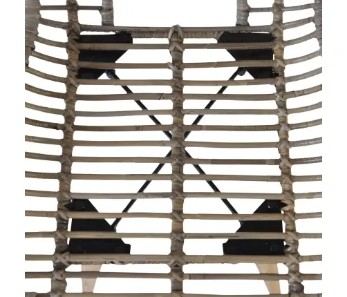 Virtuves Krēsli, 4 Gab., Brūni, Dabīga Rotangpalma Vidaxl