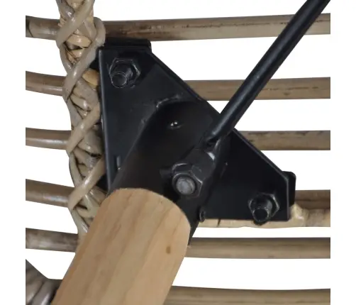 Virtuves Krēsli, 4 Gab., Brūni, Dabīga Rotangpalma Vidaxl