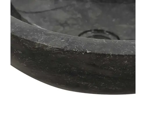 Izlietne, 40X12 Cm, Melns Marmors Vidaxl