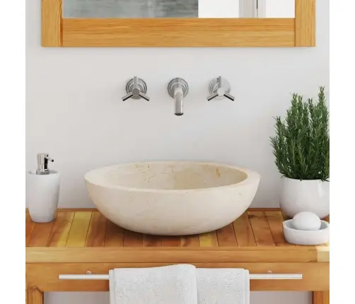 Valamu 40 X 12 cm Marmor, Kreemjas