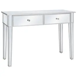 Veidrodinis Konsolinis Staliukas, Mdf Ir Stik., 106,5X38X76,5Cm