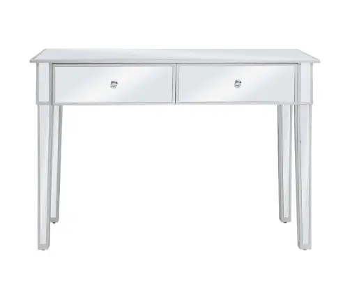 Veidrodinis Konsolinis Staliukas, Mdf Ir Stik., 106,5X38X76,5Cm