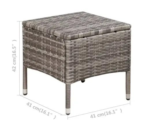 3-Osaline Bistrookomplekt, Polürotang, Hall