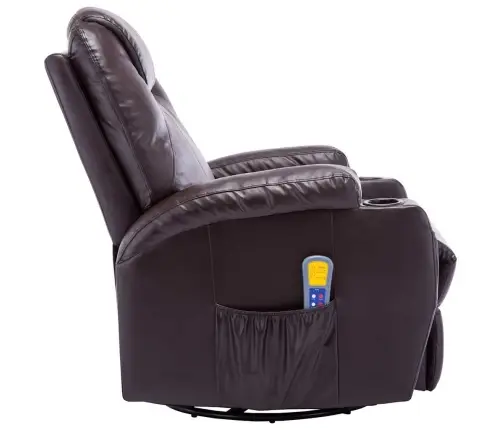 Masāžas Šūpuļkrēsls, Brūna Mākslīgā Āda Vidaxl