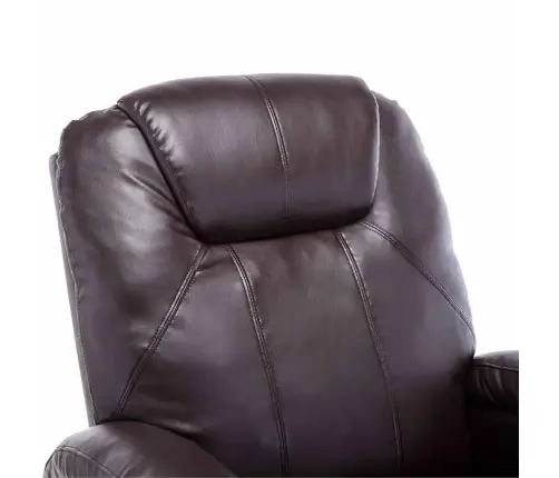 Masāžas Šūpuļkrēsls, Brūna Mākslīgā Āda Vidaxl