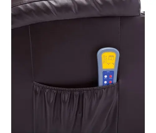 Masāžas Šūpuļkrēsls, Brūna Mākslīgā Āda Vidaxl