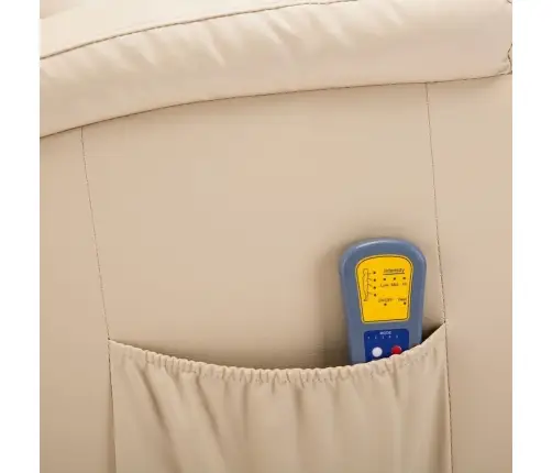 Masāžas Šūpuļkrēsls, Krēmkrāsas Mākslīgā Āda Vidaxl