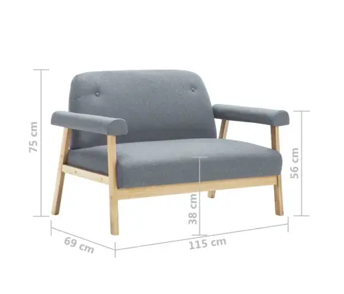 2-Kohaline Diivan, Kangast, Helehall