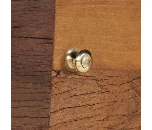 Kumode, 110X30X75 Cm, Brūns Pārstrādāts Masīvkoks Vidaxl