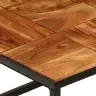 Kafijas Galdiņš, 110X60X40 Cm, Akācijas Masīvkoks Un Tērauds Vidaxl Kafijas Galdiņš, 110X60X40 Cm, Akācijas Masīvkoks Un Tērauds Vidaxl