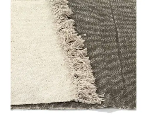 Paklājs, Kokvilna, 160X230 Cm, Pelēkbrūns Vidaxl