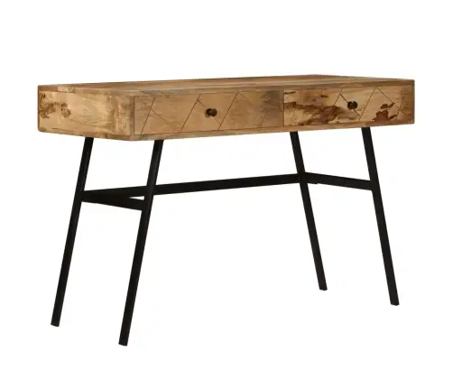 Rakstāmgalds Ar Atvilktnēm, Mango Masīvkoks, 110X50X76 Cm Vidaxl