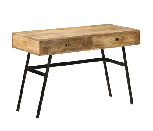 Rakstāmgalds Ar Atvilktnēm, Mango Masīvkoks, 110X50X76 Cm Vidaxl