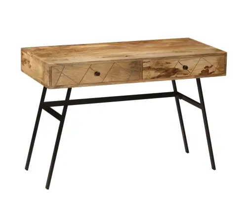 Rakstāmgalds Ar Atvilktnēm, Mango Masīvkoks, 110X50X76 Cm Vidaxl