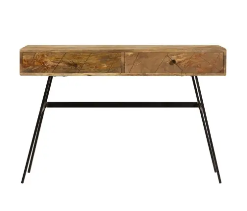 Rakstāmgalds Ar Atvilktnēm, Mango Masīvkoks, 110X50X76 Cm Vidaxl