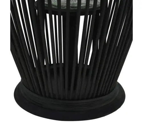 Pakarināms Svečturis, Bambuss, Melns, 60 Cm Vidaxl