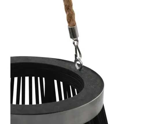 Pakarināms Svečturis, Bambuss, Melns, 60 Cm Vidaxl