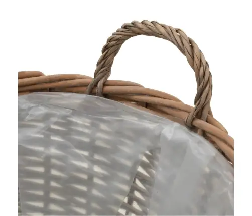 Augstās Puķu Kastes, 4 Gab., Klūgu Pinums Ar Pe Oderi Vidaxl