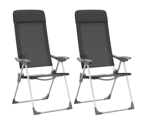 Kokkupandavad Matkatoolid 2 Tk, Must, Alumiinium