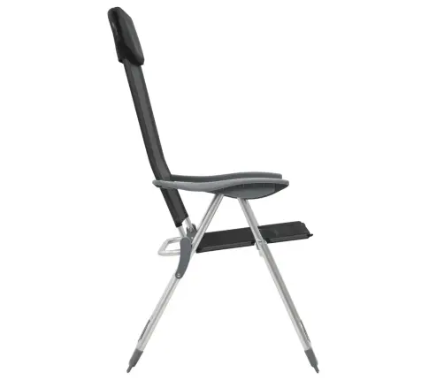 Kokkupandavad Matkatoolid 4 Tk, Must, Alumiinium