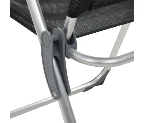 Kokkupandavad Matkatoolid 4 Tk, Must, Alumiinium