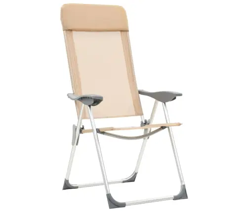 Kokkupandavad Matkatoolid 4 Tk, Kreemjas, Alumiinium