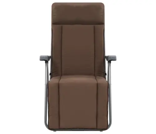 Sulankstomos Sodo Kėdės Su Pagalvėlėmis, 2 Vnt., Rudos Sulankstomos Sodo Kėdės Su Pagalvėlėmis, 2 Vnt., Rudos