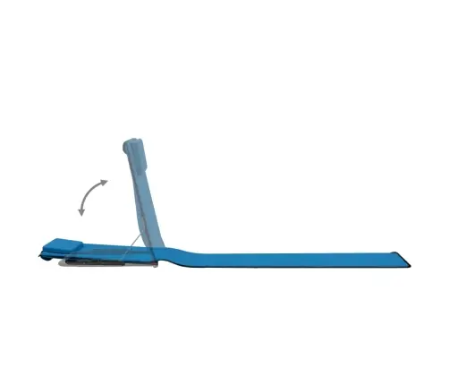 Salokāmi Pludmales Paklājiņi, 2 Gab., Tērauds Un Audums, Zili Vidaxl