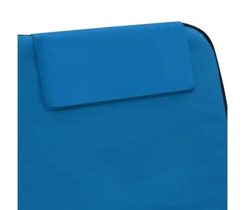 Salokāmi Pludmales Paklājiņi, 2 Gab., Tērauds Un Audums, Zili Vidaxl