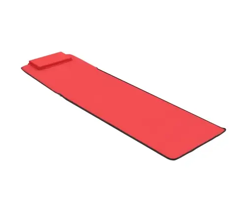 Salokāmi Pludmales Paklājiņi, 2 Gab., Tērauds, Audums, Sarkani Vidaxl