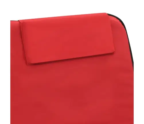 Salokāmi Pludmales Paklājiņi, 2 Gab., Tērauds, Audums, Sarkani Vidaxl