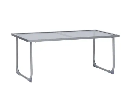 4-Daļīgs Dārza Mēbeļu Komplekts, Audums Un Tērauds, Pelēks Vidaxl