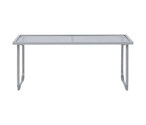 4-Osaline Aiamööbli Komplekt, Kangas Ja Teras, Pruunikashall