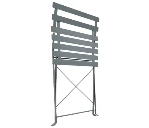 3-Daļīgs Bistro Mēbeļu Komplekts, Tērauds, Pelēks Vidaxl