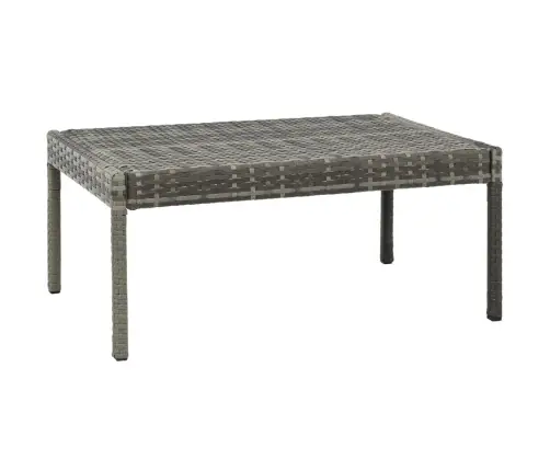 3-Daļīgs Dārza Atpūtas Mēbeļu Komplekts Ar Matračiem, Pelēks Pe Vidaxl