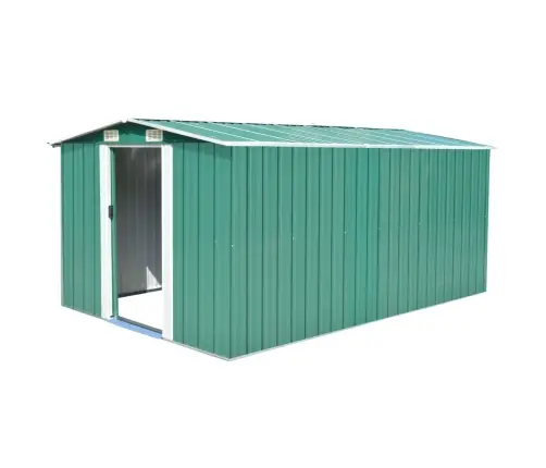 Aiakuur 257 X 392 X 181 Cm Metallist, Roheline