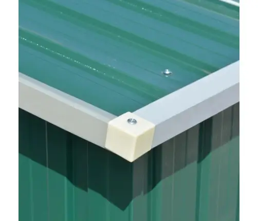 Aiakuur 257 X 392 X 181 Cm Metallist, Roheline