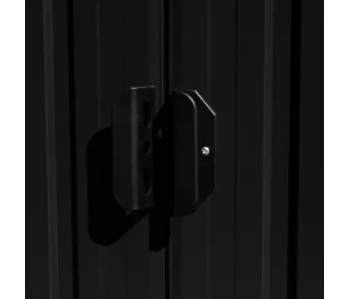 Dārza Šķūnis, 257X489X181 Cm, Antracītpelēks Metāls Vidaxl