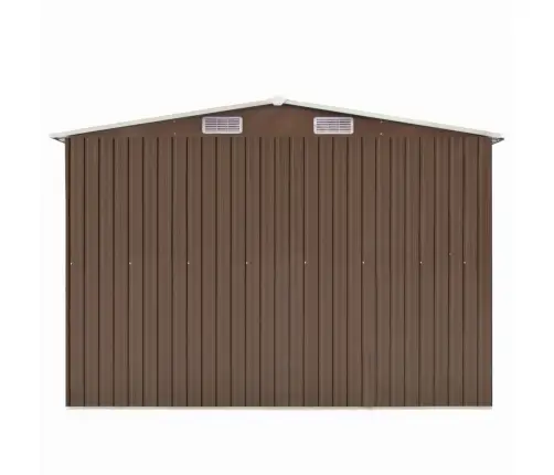 Sodo Pašiūrė, Rudos Spalvos, 257X489X181cm Metalas