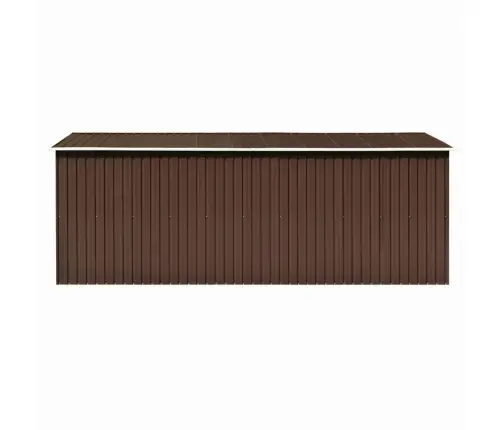 Sodo Pašiūrė, Rudos Spalvos, 257X489X181cm Metalas