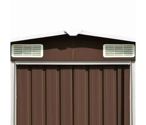 Sodo Pašiūrė, Rudos Spalvos, 257X489X181cm Metalas