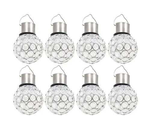 Rippuvad Päikesepatareidega Valgustid, 8 Tk, Led-Tuled, Rgb