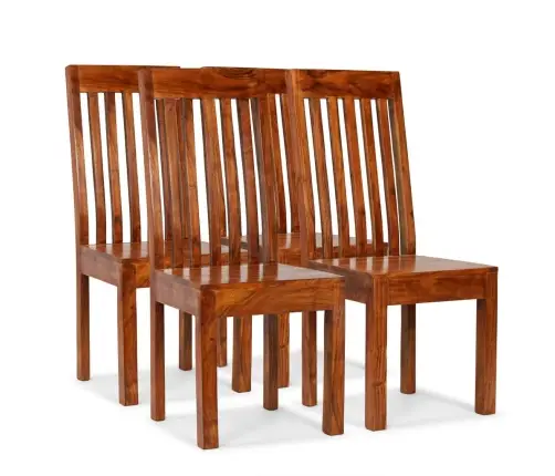 Virtuves Krēsli, 4 Gab., Masīvkoks, Moderni Vidaxl