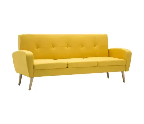 3-Kohaline Kollane Kangaga Diivan