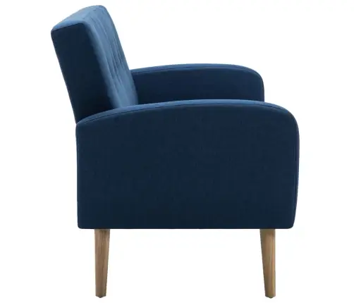 Trivietė Sofa, Audinys, Mėlyna