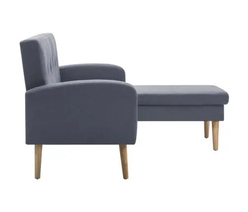 Nurgadiivan, Kangast Polsterdusega, 186 X 136 X 79 cm Helehall