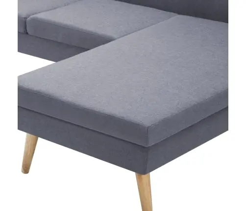 Nurgadiivan, Kangast Polsterdusega, 186 X 136 X 79 cm Helehall