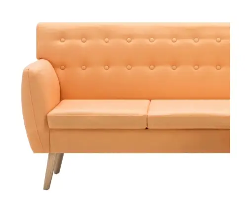 Nurgadiivan, Kangast Polsterdusega 171,5 X 138 X 81,5 Cm Oranž